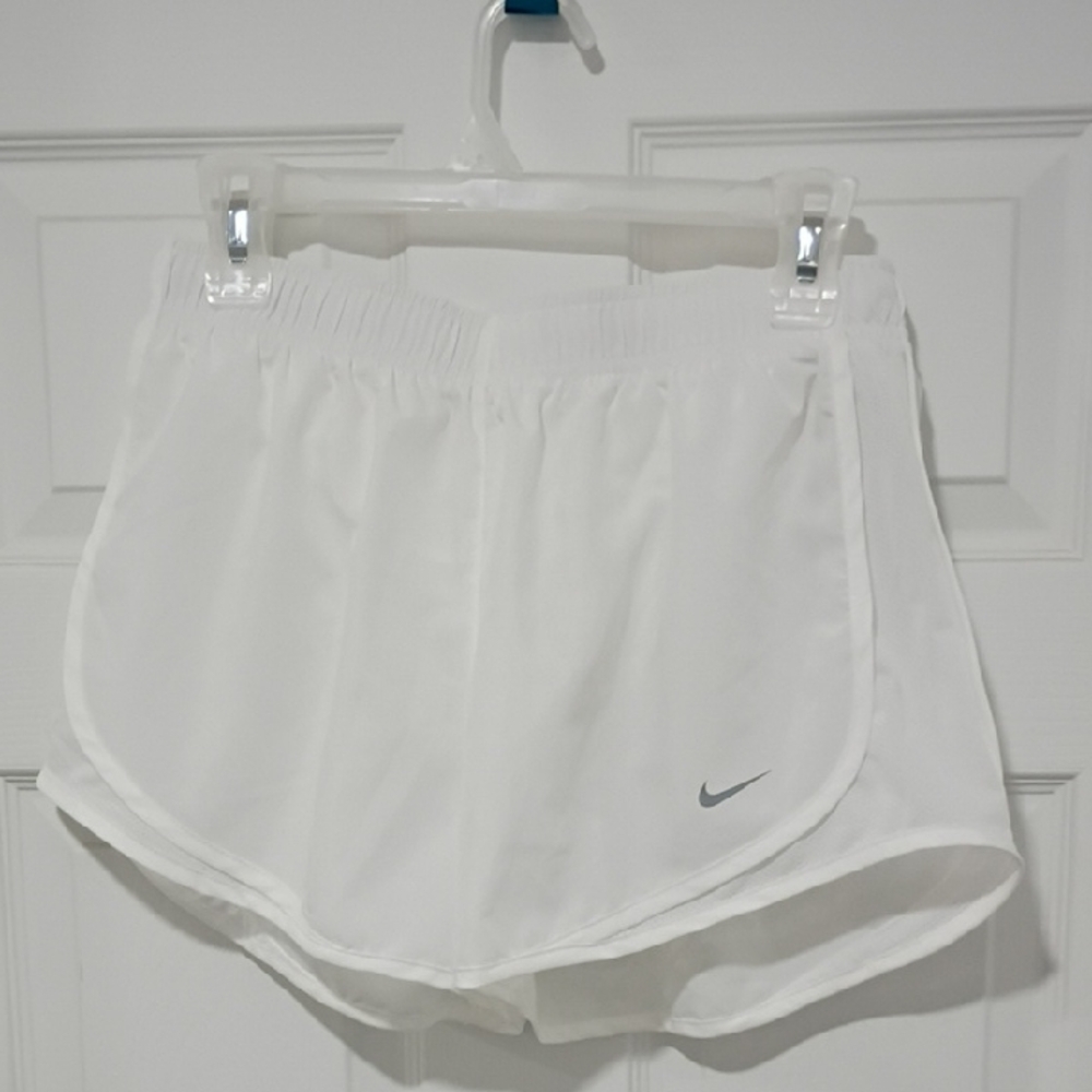 Nike Women's White Sports Shorts